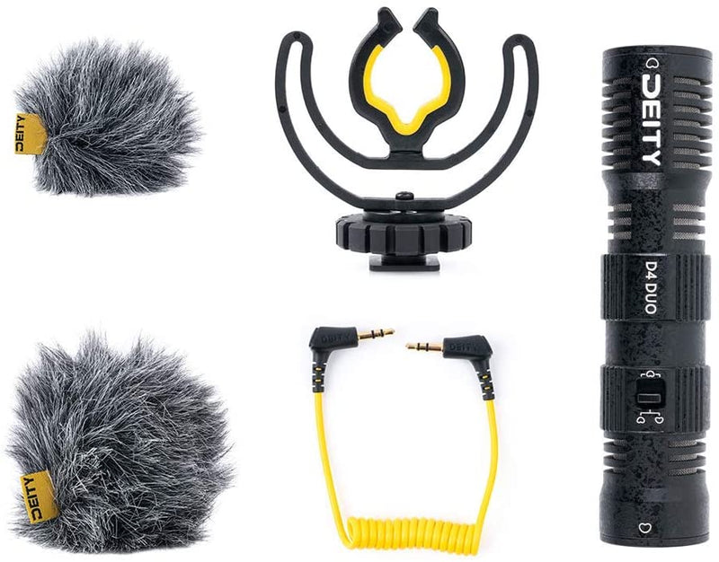 Deity V Mic D4 Duo mikrofon Shotgun-Mikrofon mit Doppelkapsel-Mikrokamera Video mikrofon