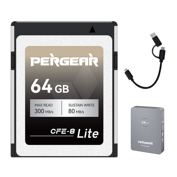 PERGEAR CFE-B Lite 64 GB Cfexpress Typ-B-Speicherkarte