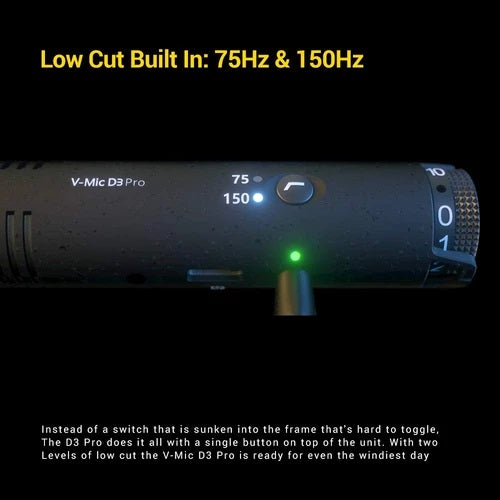 Deity V-Mic D3 Pro Shotgun-Kondensatormikrofon mit Supernierencharakteristi