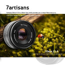 7artisans 50mm F1,8 APS-C Manuelles Objektiv für Fuji/ M4/3 Mount