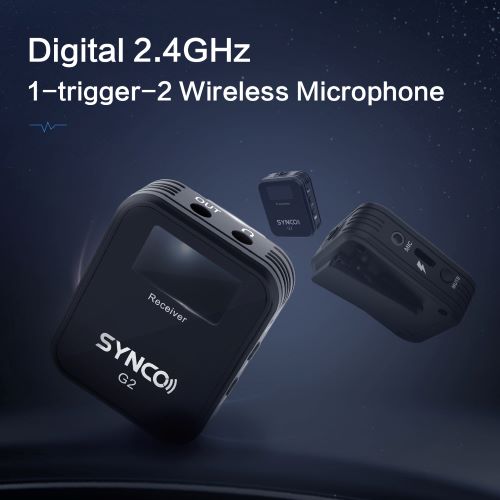 SYNCO G2 (A1 / A2) 2,4GHz Funk Lavalier Mikrofonsystem