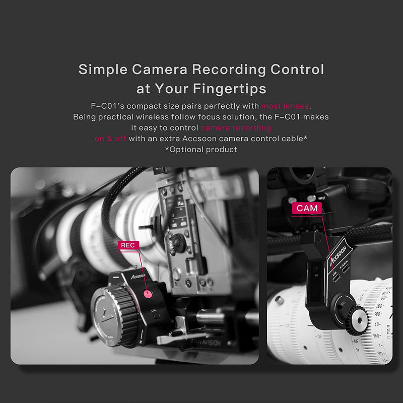 Accsoon F-C01 Follow-Focus-System, kabellose/kabelgebundene Follow-Focus-Steuerung