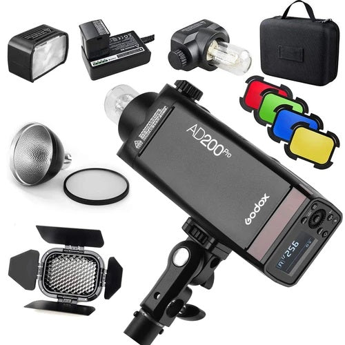 GODOX AD200 Pro 200W 2,4G HSS Blitz, 500 volle Blitzleistung