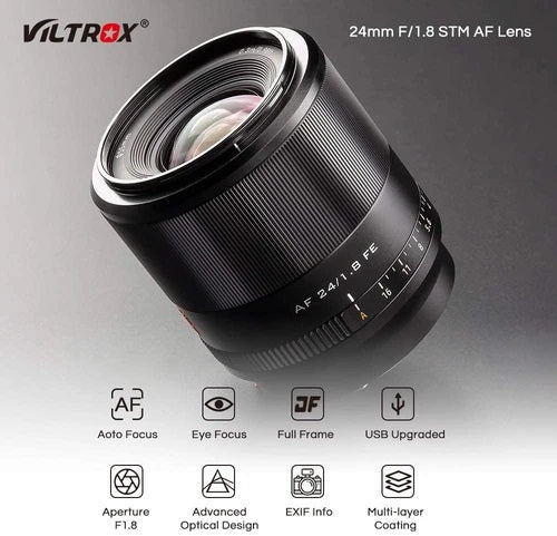Viltrox 24mm F1,8 FE Autofokus Objektiv für Nikon Z-Mount und Sony E-Mount
