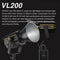 Godox VL150 / 200 / 300, LED-Videoleuchte mit BD-04 Barndoor Kit