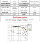 TTArtisan 35mm F1,4 Vollformat Aluminiumobjektiv für Leica M Mount