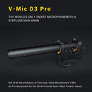 Deity V-Mic D3 Pro Shotgun-Kondensatormikrofon mit Supernierencharakteristi