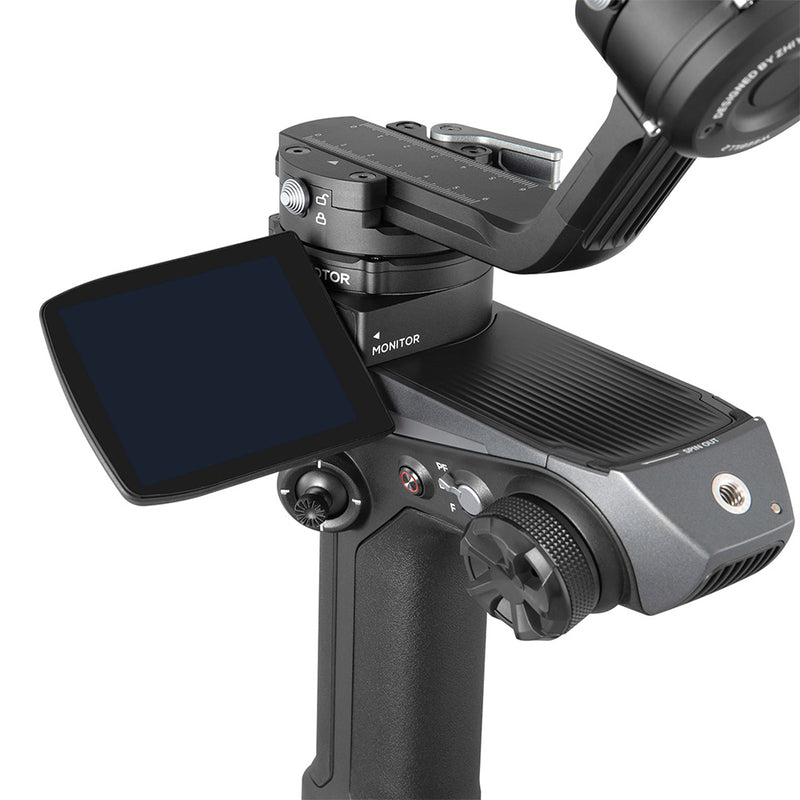 Zhiyun-Tech WEEBILL-2 3-Achsen-Gimbal-Stabilisator mit rotierendem Touchscreen, 2021 neue Version