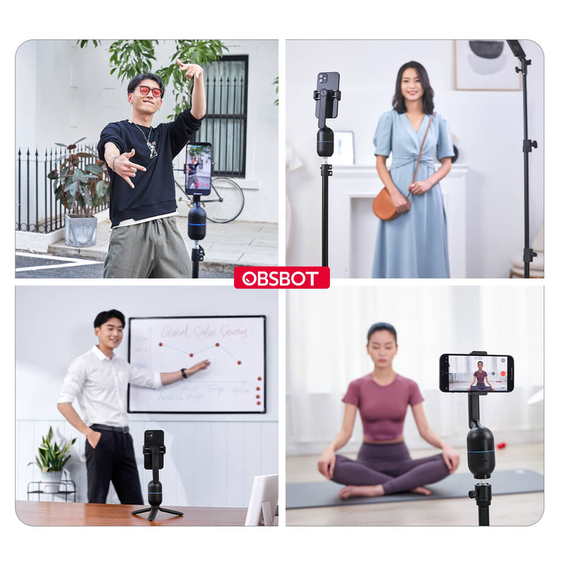 OBSBOT Me: KI-betriebene, automatisch verfolgende Selfie-Telefonhalterung——DE Lieferung