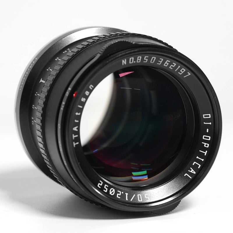 TTArtisan 50mm F1,2 Objektiv für Fuji-X, Sony-E Nikon-Z und M4/3 Mount