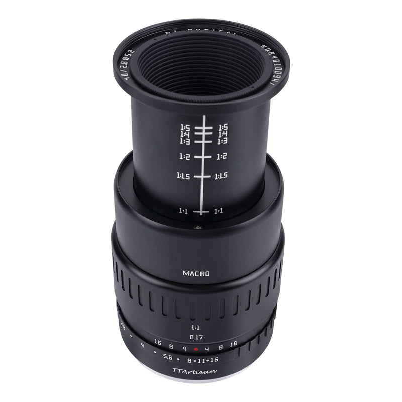 TTArtisan 40mm F2.8 Makroobjektiv für Nikon, Fuji, Sony, M4/3 und Leica Kameras