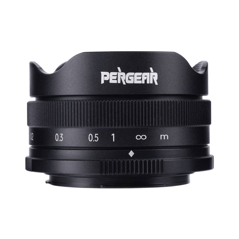 Pergear 10mm F5.6 Pancake Fisheye-Objektiv für APS-C Fuji, M4/3 & Sony Kameras