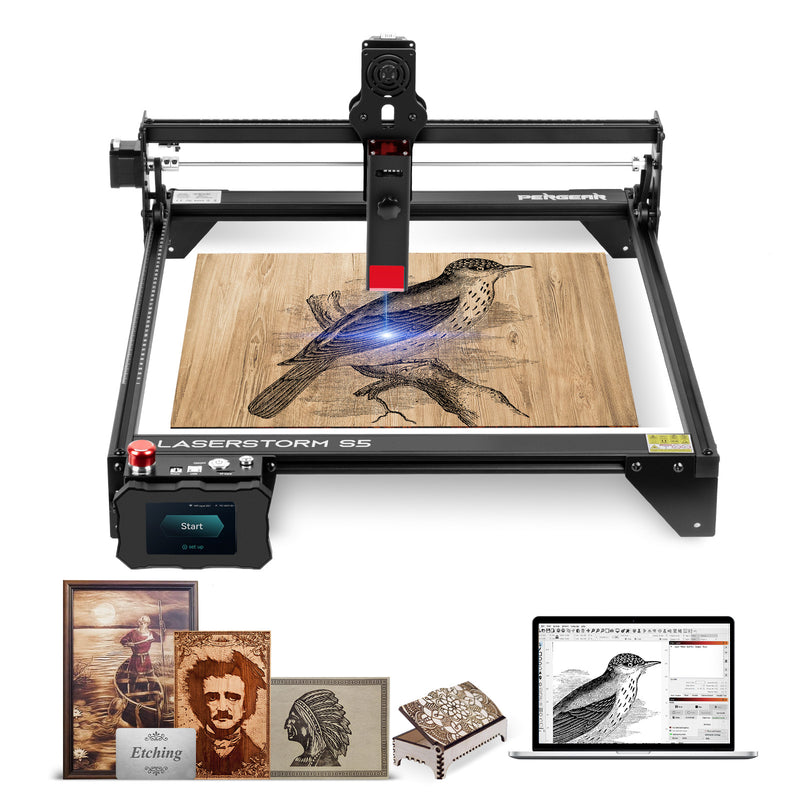 Pergear LaserStorm S5 Laserschneidmaschine mit festem Fokus Lasergravierer