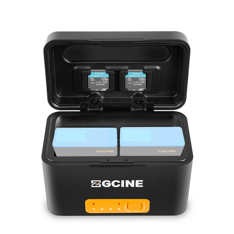 ZGCINE G10 Mini Kabelloses Ladecase für Gopro Hero 10 Hero 9/8/7/6/5 Akku
