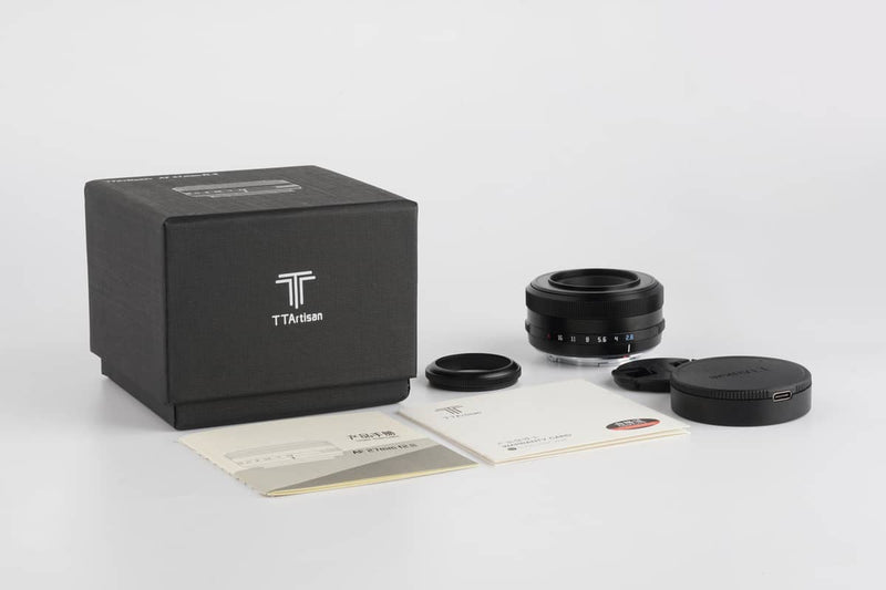 TTArtisan 27 mm F2.8 Autofokus-Objektiv für Fuji, Sony, Nikon Kameras