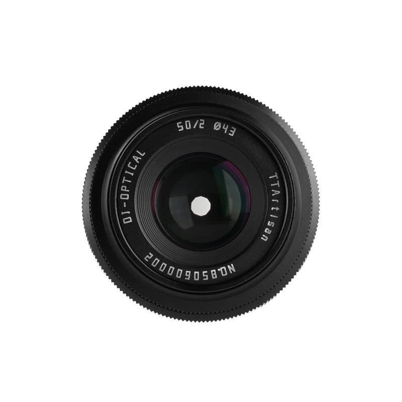 TTArtisan 50 mm F2 Vollformat-Objektiv für Fuji, Sony, Canon, Nikon und M4/3 spiegellose Kameras
