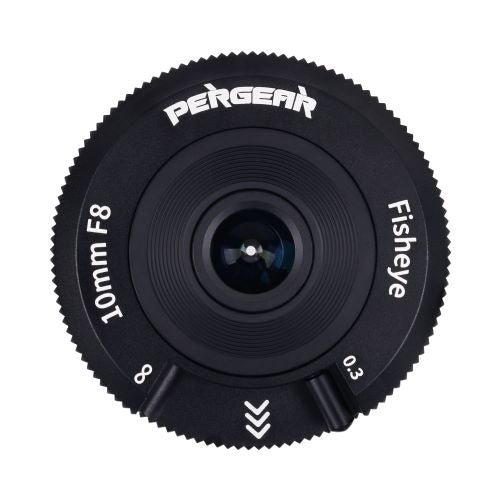 Pergear 10mm F8 Fisheye-Objektiv für Sony E, M4/3 und Nikon Z Kamera