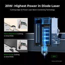 xTool D1 Pro 20W Ultragenauer und schneller Laserschneider und Gravierer